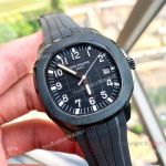 Copy Watches China All Black Patek Philippe Aquanaut automatic Watches 39mm
